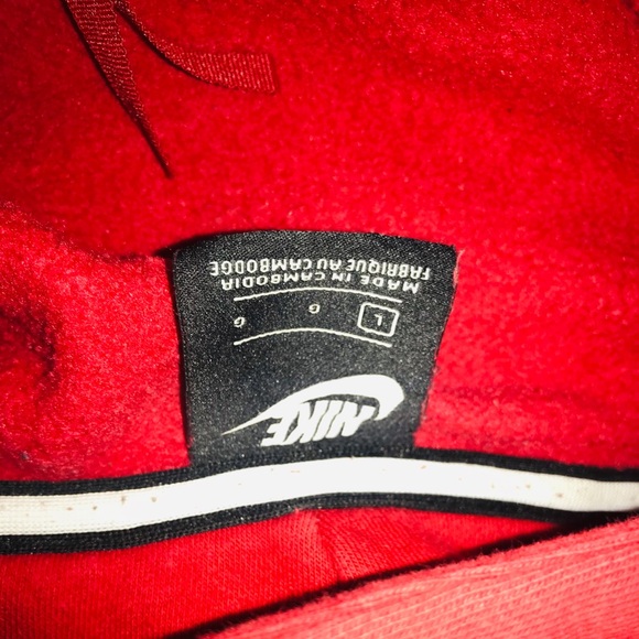 Red nike Sweat jacket - Picture 4 of 5